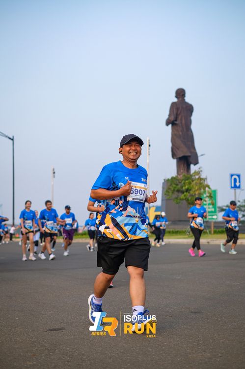 Race photo from ISOPlus Run 2024 Jakarta