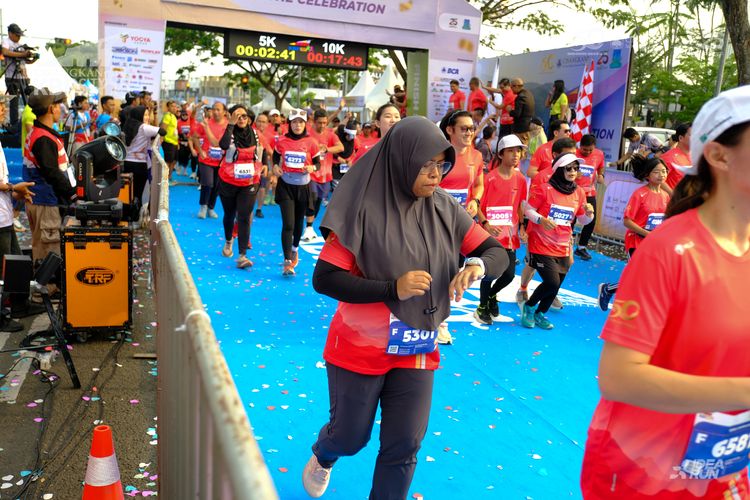 Race photo from CISANGKAN KBP CITY RUN 2025