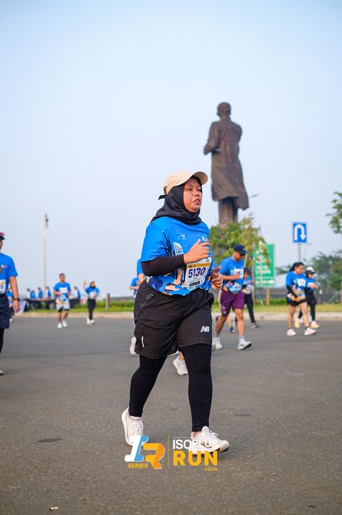 Race photo from ISOPlus Run 2024 Jakarta