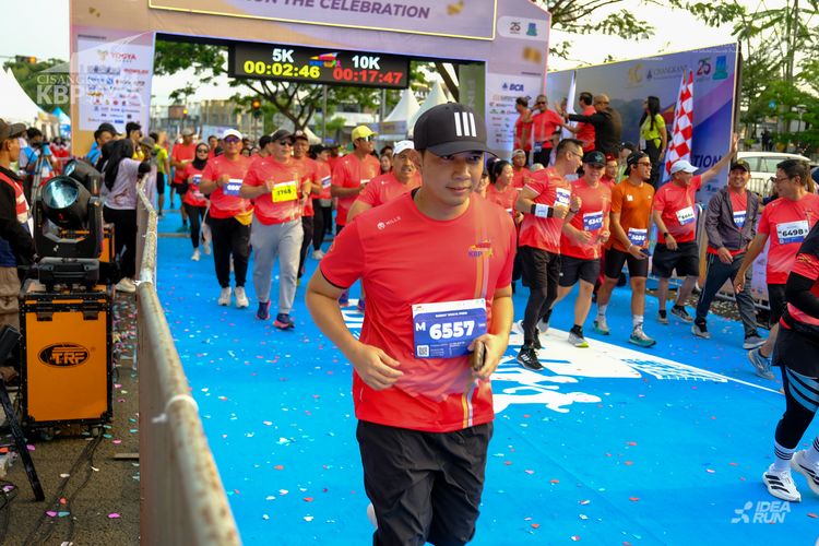 Race photo from CISANGKAN KBP CITY RUN 2025