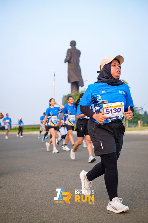 Race photo from ISOPlus Run 2024 Jakarta
