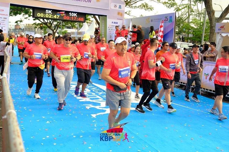 Race photo from CISANGKAN KBP CITY RUN 2025