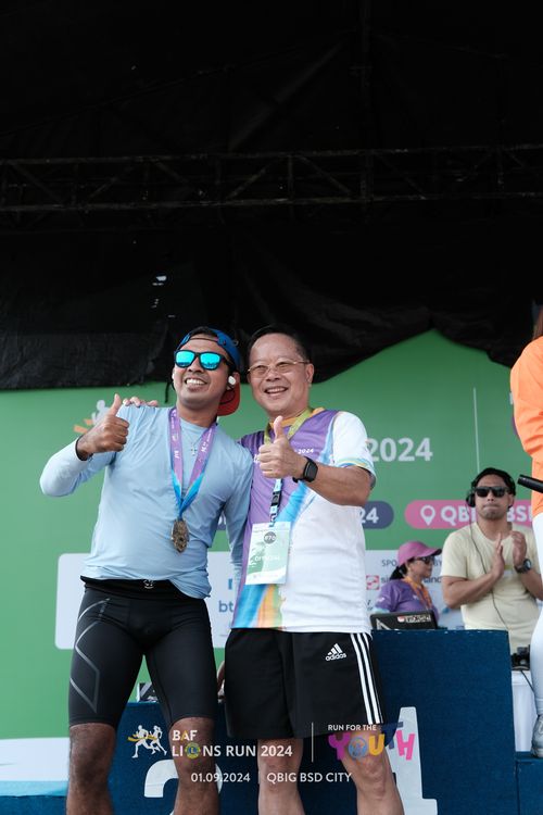 Race photo from BAF LIONS RUN 2024
