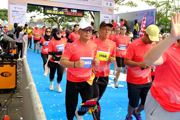 Race photo from CISANGKAN KBP CITY RUN 2025