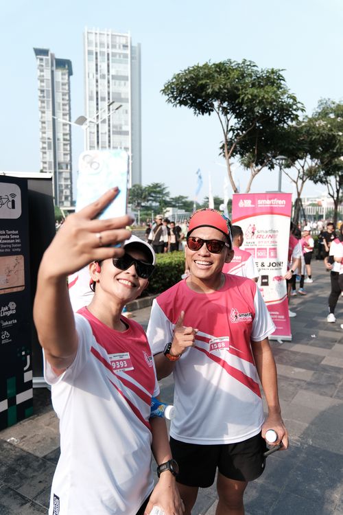 Race photo from Smartfren Run 2024 Vibes