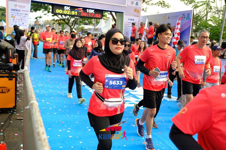 Race photo from CISANGKAN KBP CITY RUN 2025