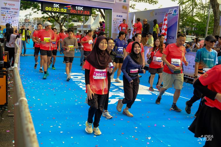 Race photo from CISANGKAN KBP CITY RUN 2025