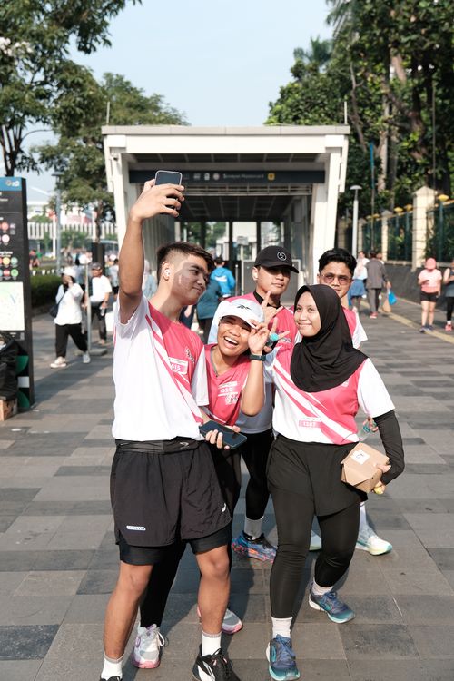 Race photo from Smartfren Run 2024 Vibes