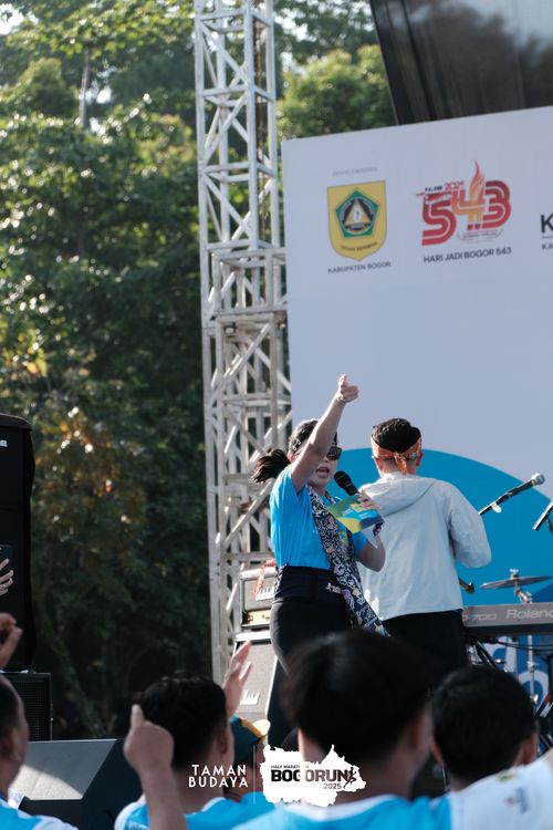 Race photo from Taman Budaya x BOGORUN 2025