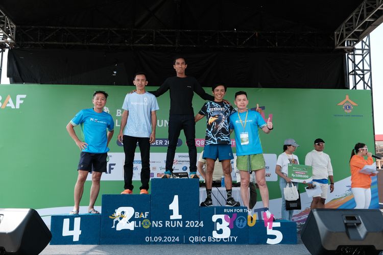 Race photo from BAF LIONS RUN 2024