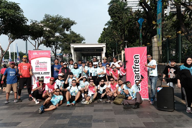 Race photo from Smartfren Run 2024 Vibes