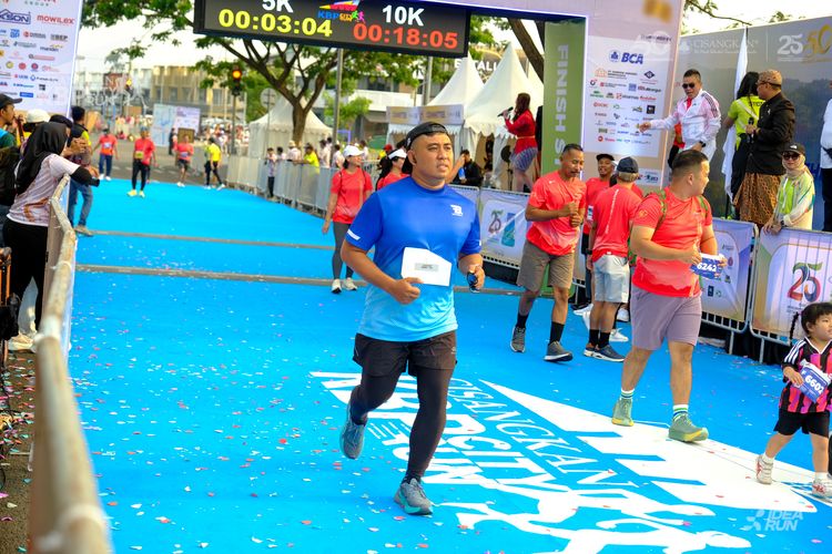 Race photo from CISANGKAN KBP CITY RUN 2025