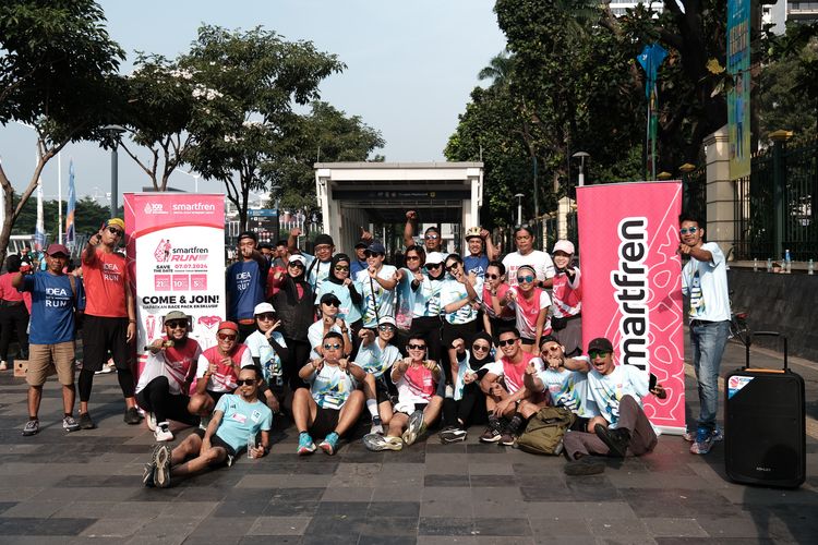 Race photo from Smartfren Run 2024 Vibes