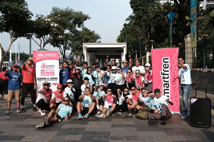 Race photo from Smartfren Run 2024 Vibes