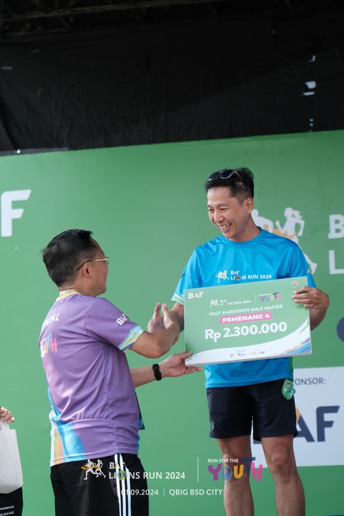 Race photo from BAF LIONS RUN 2024