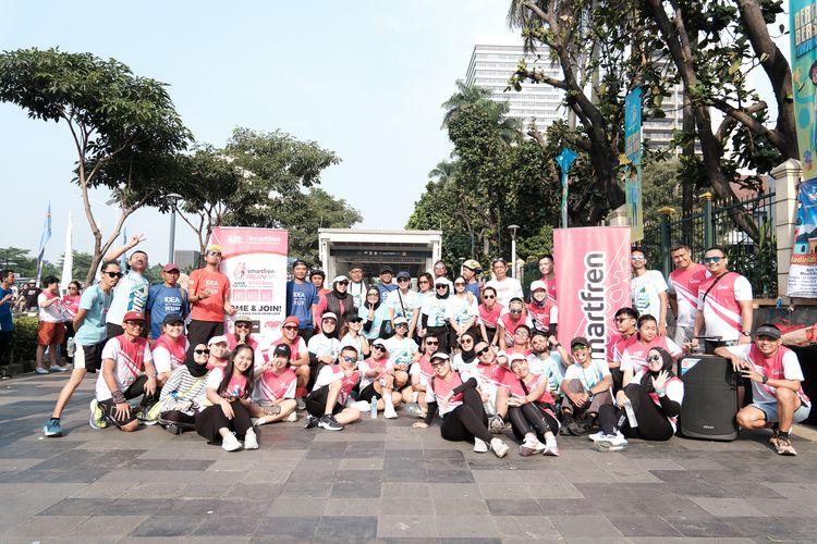 Race photo from Smartfren Run 2024 Vibes