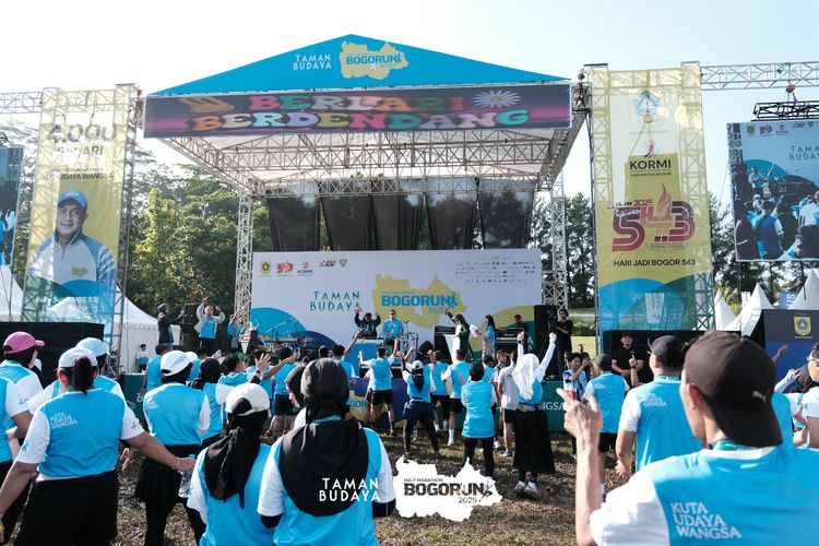 Race photo from Taman Budaya x BOGORUN 2025
