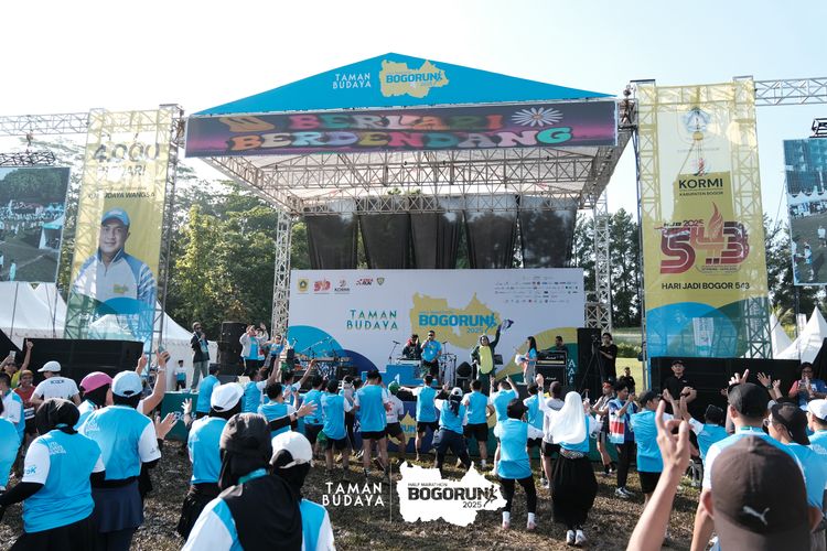 Race photo from Taman Budaya x BOGORUN 2025