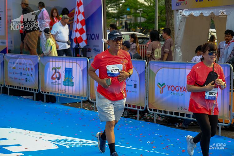Race photo from CISANGKAN KBP CITY RUN 2025