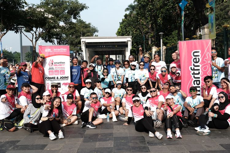 Race photo from Smartfren Run 2024 Vibes
