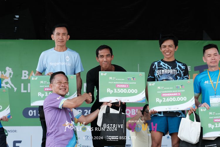 Race photo from BAF LIONS RUN 2024