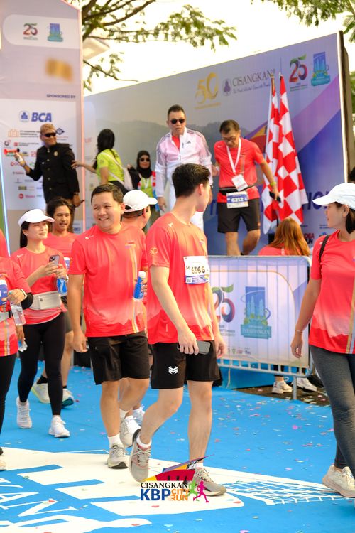 Race photo from CISANGKAN KBP CITY RUN 2025