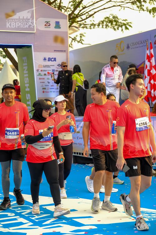 Race photo from CISANGKAN KBP CITY RUN 2025