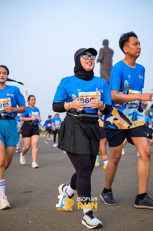 Race photo from ISOPlus Run 2024 Jakarta