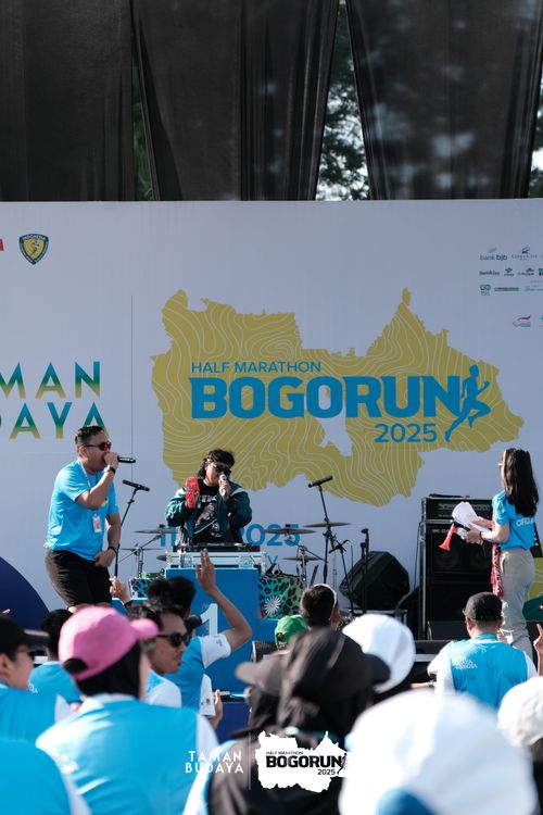 Race photo from Taman Budaya x BOGORUN 2025