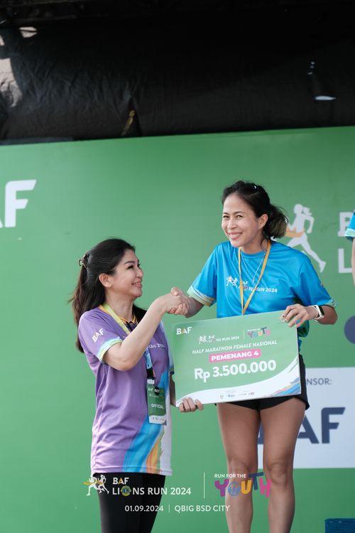 Race photo from BAF LIONS RUN 2024