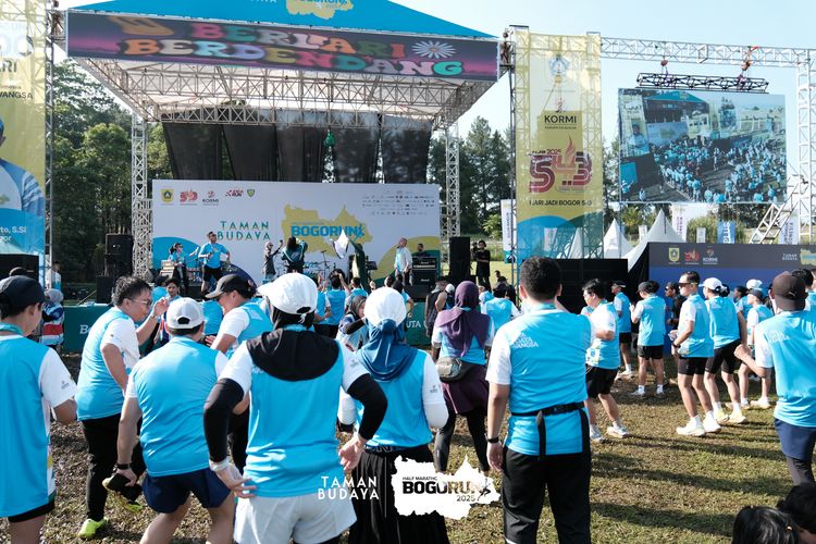 Race photo from Taman Budaya x BOGORUN 2025