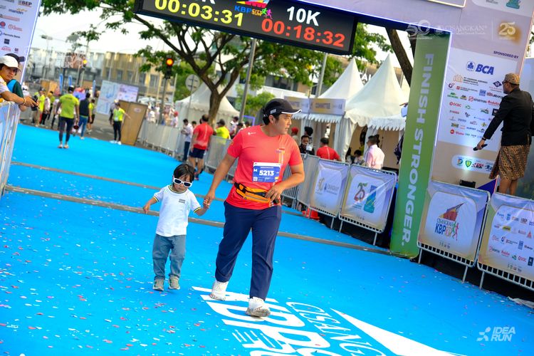 Race photo from CISANGKAN KBP CITY RUN 2025