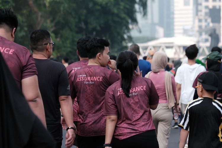 Race photo from Assurance Fun Run 2024