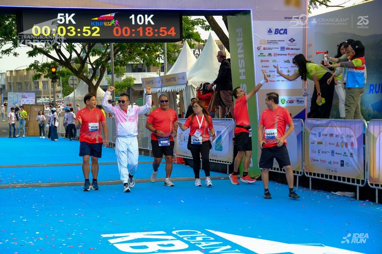 Race photo from CISANGKAN KBP CITY RUN 2025