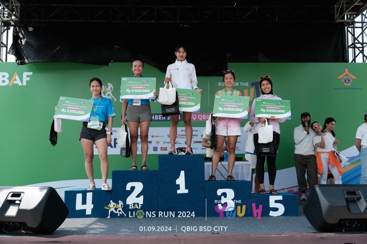 Race photo from BAF LIONS RUN 2024
