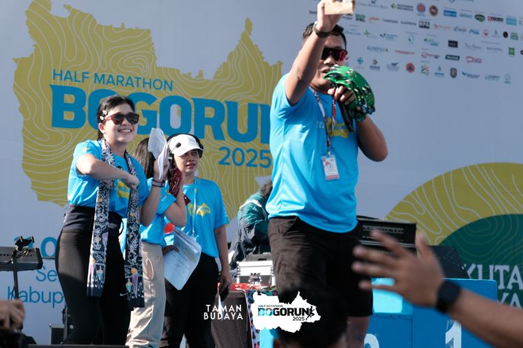 Race photo from Taman Budaya x BOGORUN 2025