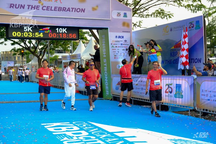 Race photo from CISANGKAN KBP CITY RUN 2025