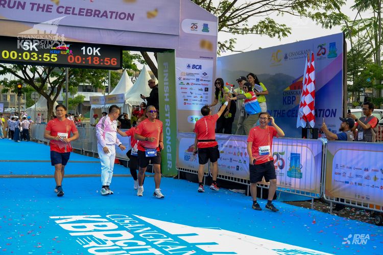 Race photo from CISANGKAN KBP CITY RUN 2025