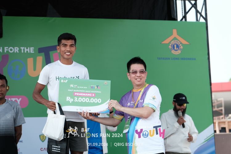 Race photo from BAF LIONS RUN 2024