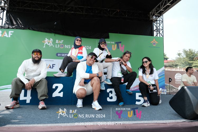 Race photo from BAF LIONS RUN 2024