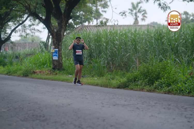 Race photo from Kediri Half Marathon 2025