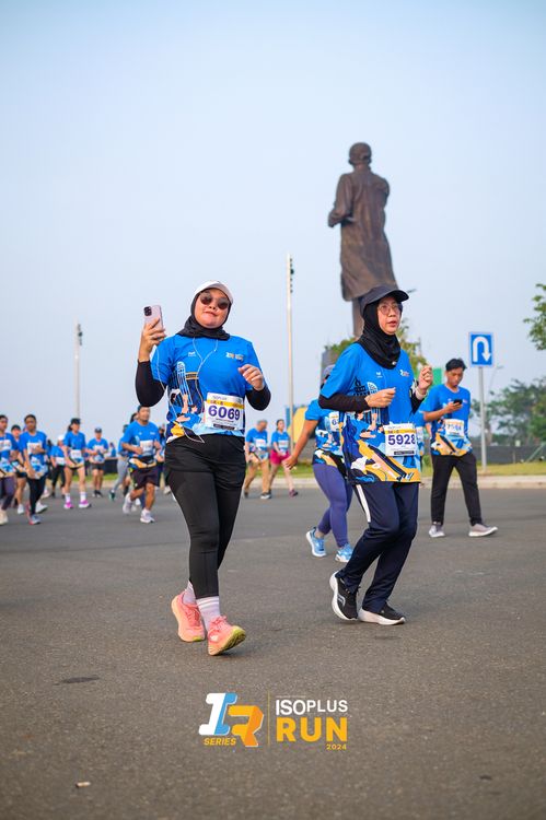 Race photo from ISOPlus Run 2024 Jakarta