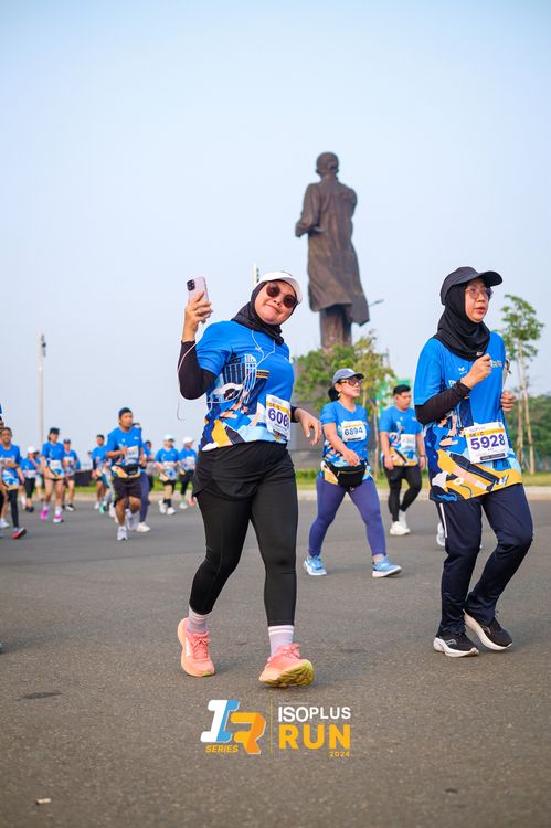 Race photo from ISOPlus Run 2024 Jakarta