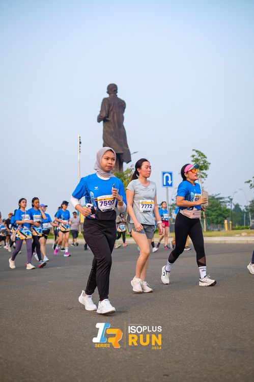 Race photo from ISOPlus Run 2024 Jakarta