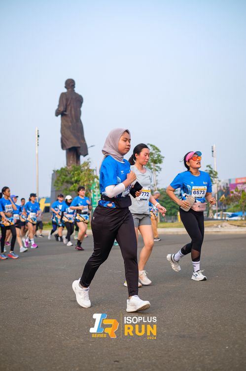 Race photo from ISOPlus Run 2024 Jakarta