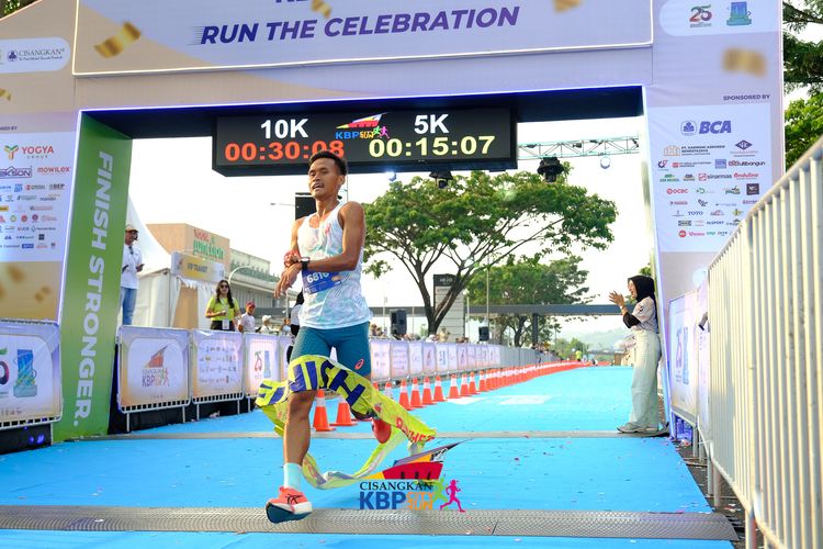 Race photo from CISANGKAN KBP CITY RUN 2025