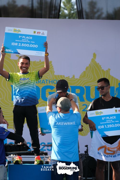 Race photo from Taman Budaya x BOGORUN 2025