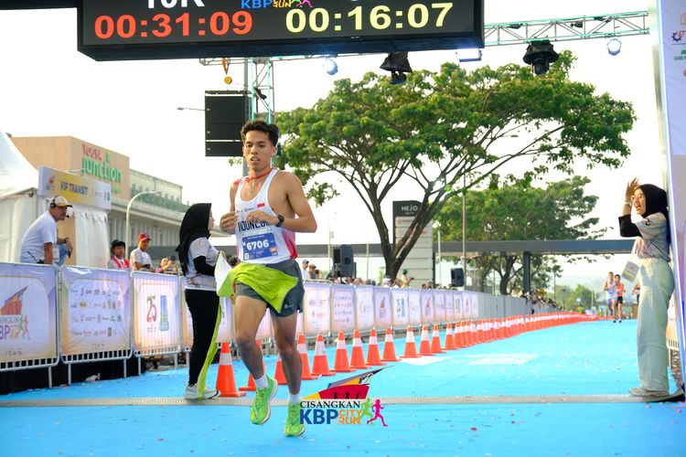 Race photo from CISANGKAN KBP CITY RUN 2025