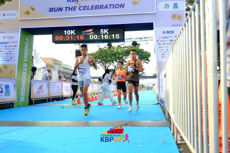 Race photo from CISANGKAN KBP CITY RUN 2025