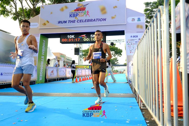Race photo from CISANGKAN KBP CITY RUN 2025